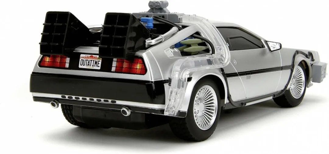 Jada Toys Back to the Future RC Time Machine 1:16 - Zilver