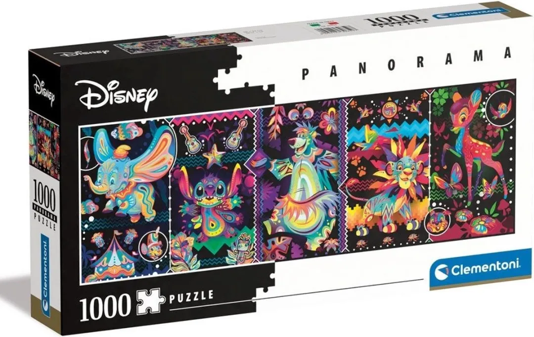 Clementoni Panorama Prinsessen Puzzel 1000 Stuks - Multi Kleur