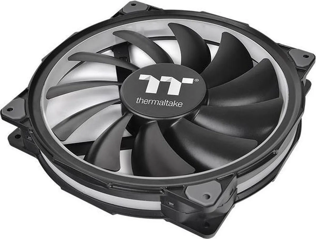 Thermaltake Riing Plus 20 CL-F069-PL20SW-A Ventilator 20cm - Zwart