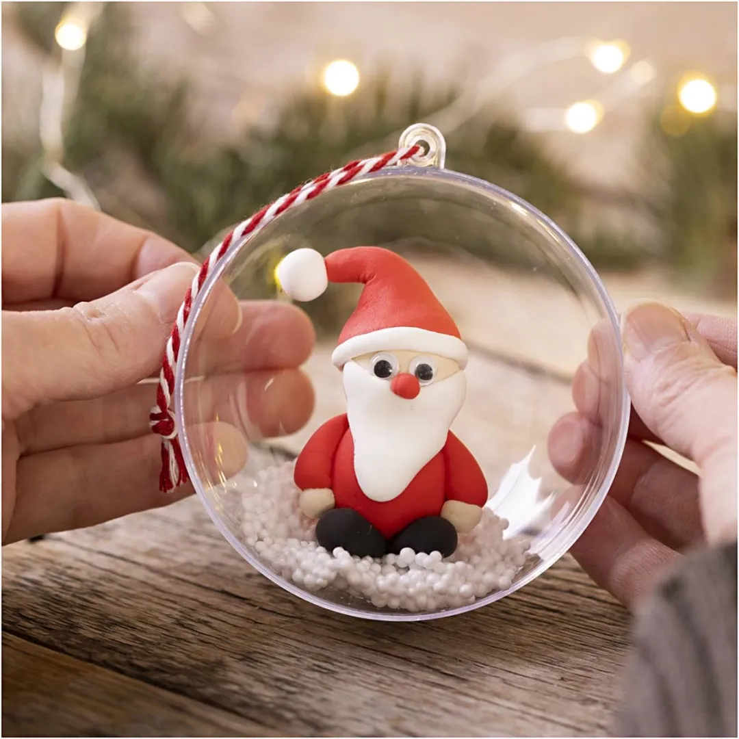 Creativ Company Mini Hobbyset Kerstbal Kerstman - Multicolor
