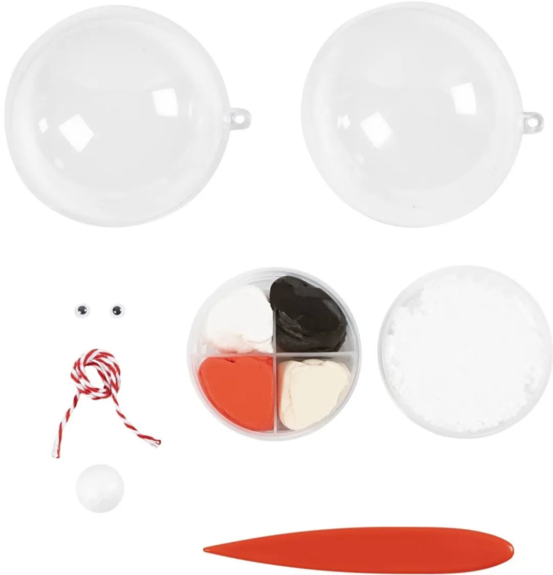 Creativ Company Mini Hobbyset Kerstbal Kerstman - Multicolor