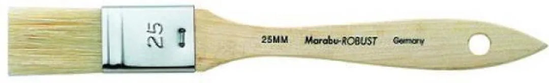 Marabu Robust Platte Borstel 25mm - Wit