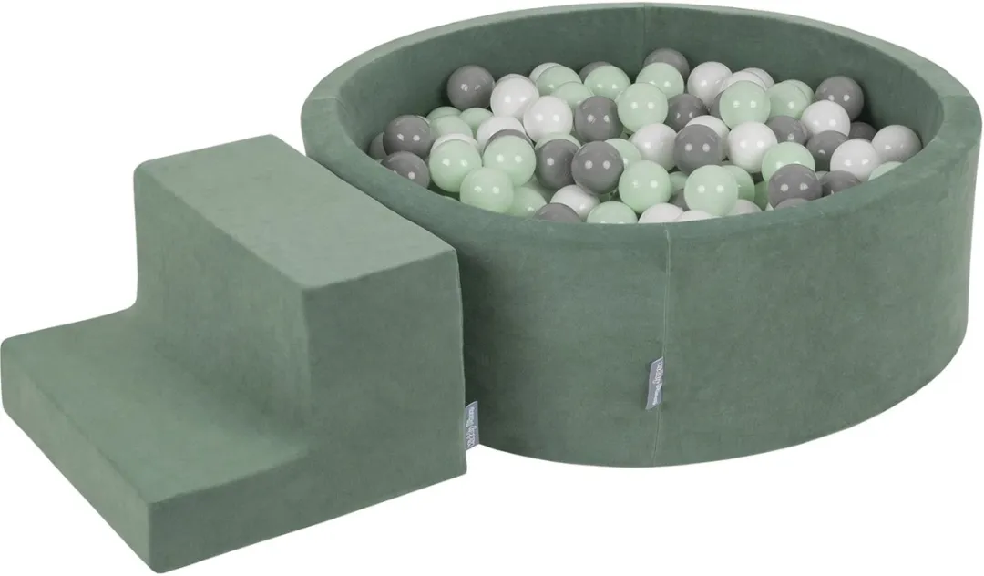 KiddyMoon Speeltuin Ballenbad 200 Ballen Forest Green