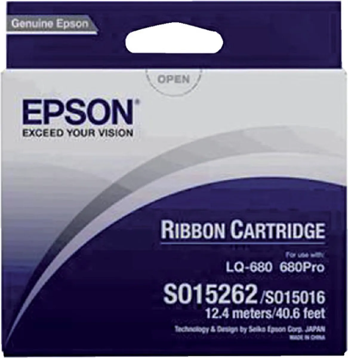 Epson C13S015262 Dot Matrix Tape - Zwart