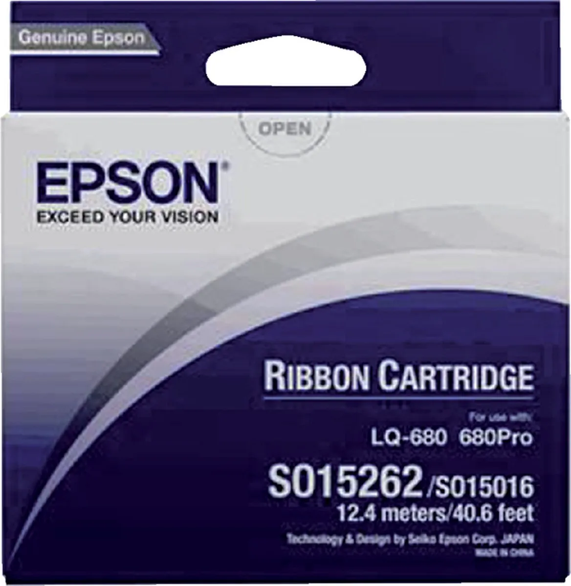 Epson C13S015262 Dot Matrix Tape - Zwart