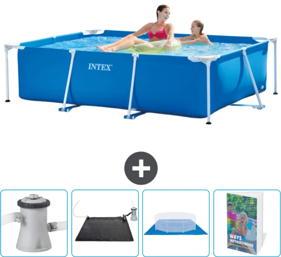 Intex Frame Zwembad 220x150x60cm Blauw