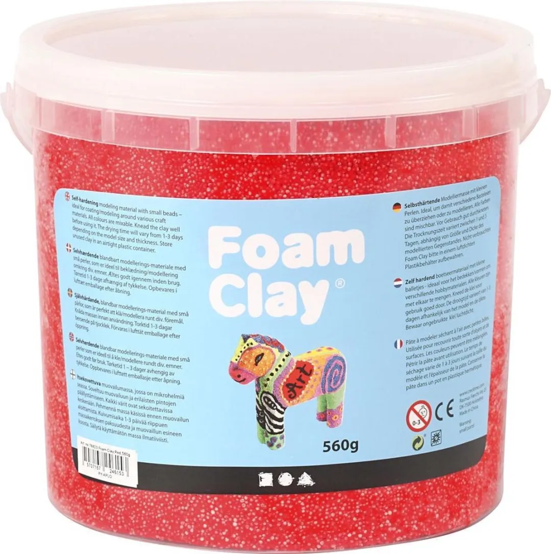 Foam Clay Rood