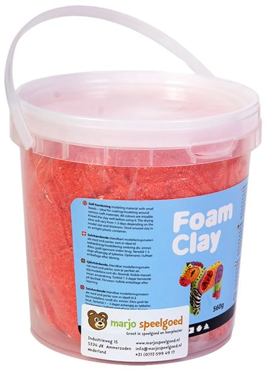 Foam Clay Rood - 560 Stuks