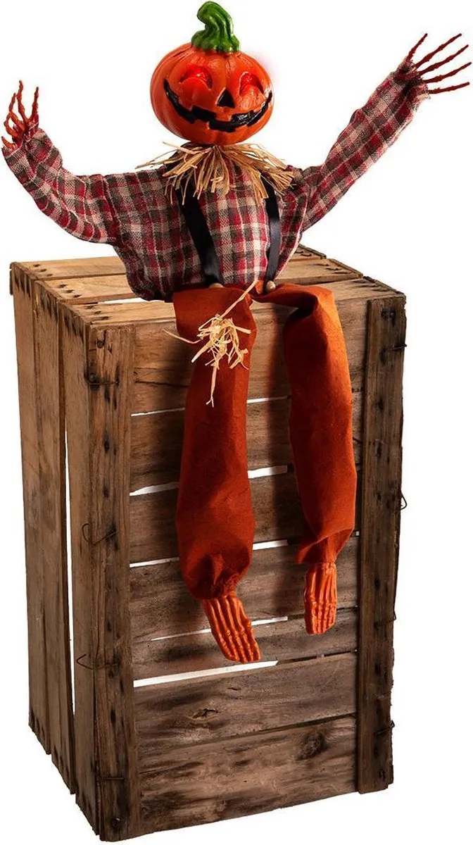 Carnival Toys Led-Pompoen Decoratiepop 27x32cm