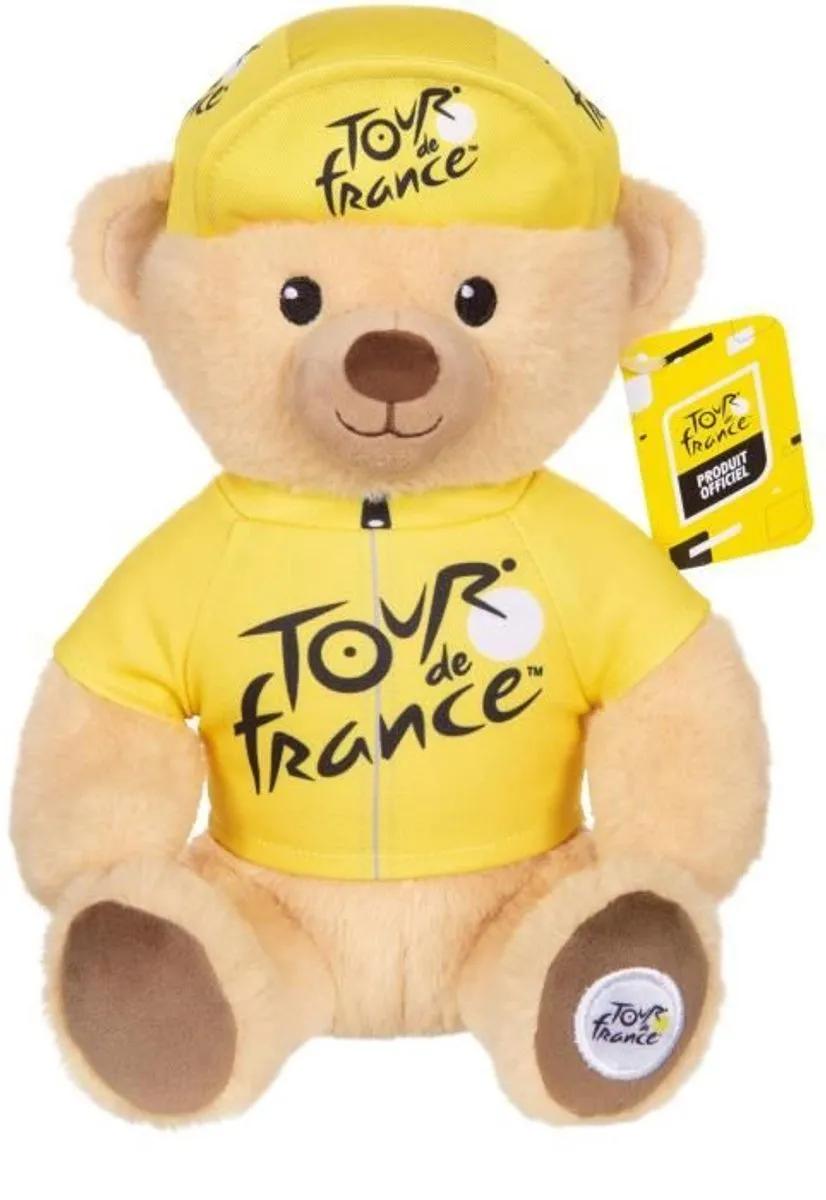 Pluche - GIPSY TOYS - Tour De France - GELE TRUI BEER 24 CM