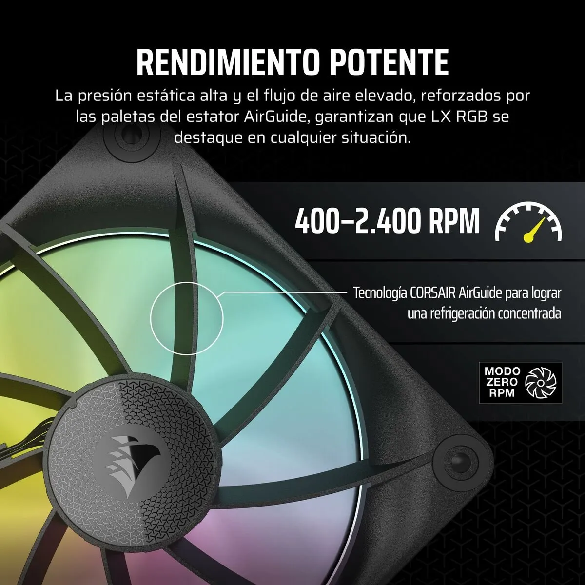 Corsair CO-9051025-WW Koelsysteem - 12cm Ventilator Zwart