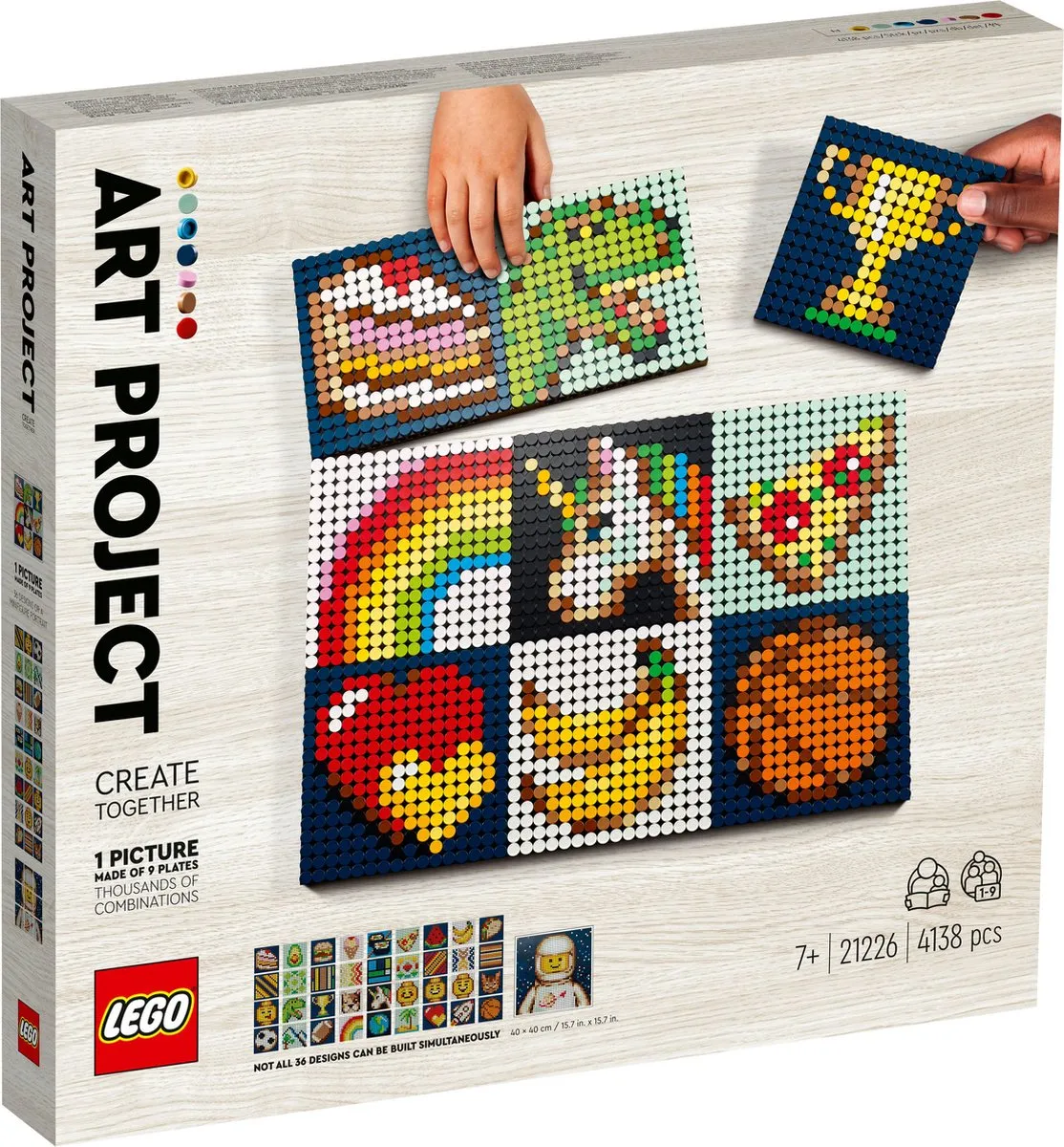 LEGO Art 21226 Kunstproject - 4138 Stukken - Multicolor