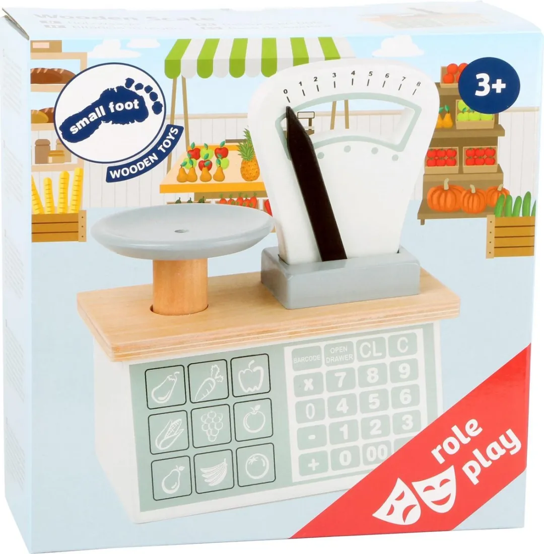 Small Foot Houten Weegschaal - Grijs