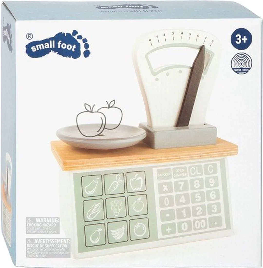 Small Foot Houten Weegschaal - Grijs