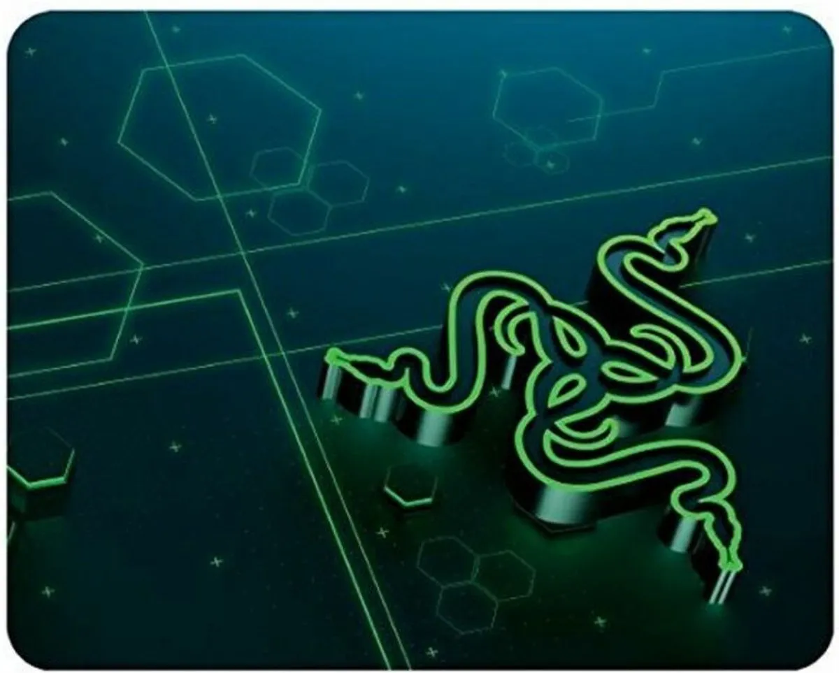 Razer Goliathus Mobile Gaming Muismat 22x27cm - Zwart/Groen