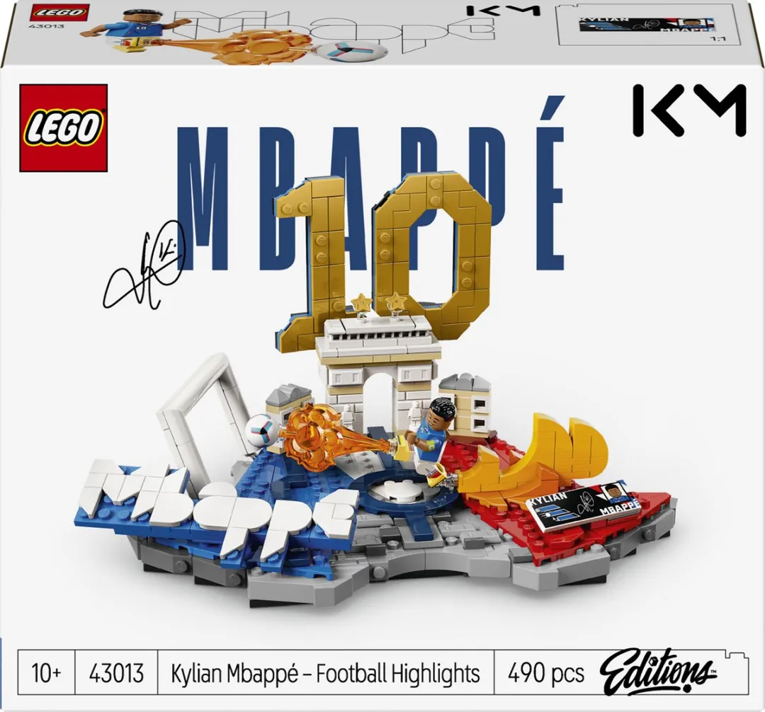 LEGO Editions Kylian Mbappé Voetbalhoogtepunten 43013