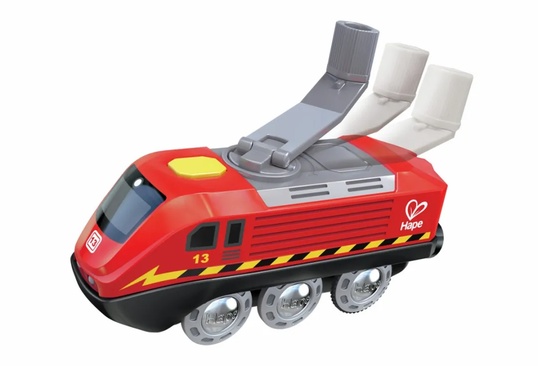 Hape Charge 'n' Go Trein E3874 - Rood
