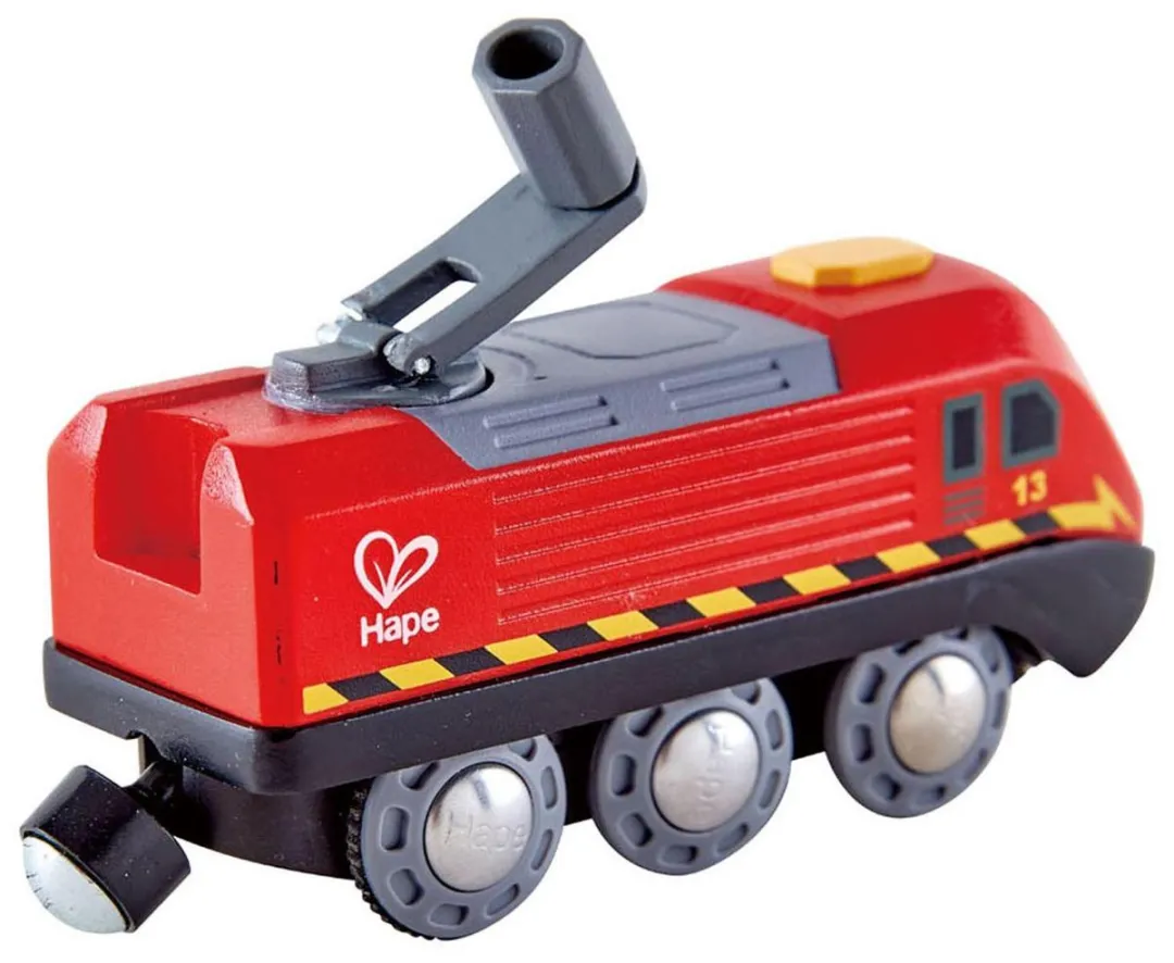 Hape Charge 'n' Go Trein E3874 - Rood