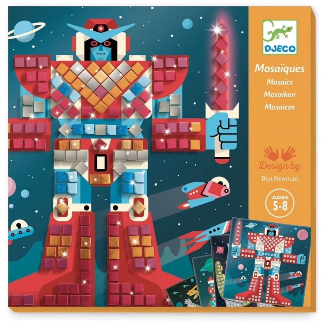 Djeco Plakken Space Battle - Multicolor - afbeelding 5 van 5