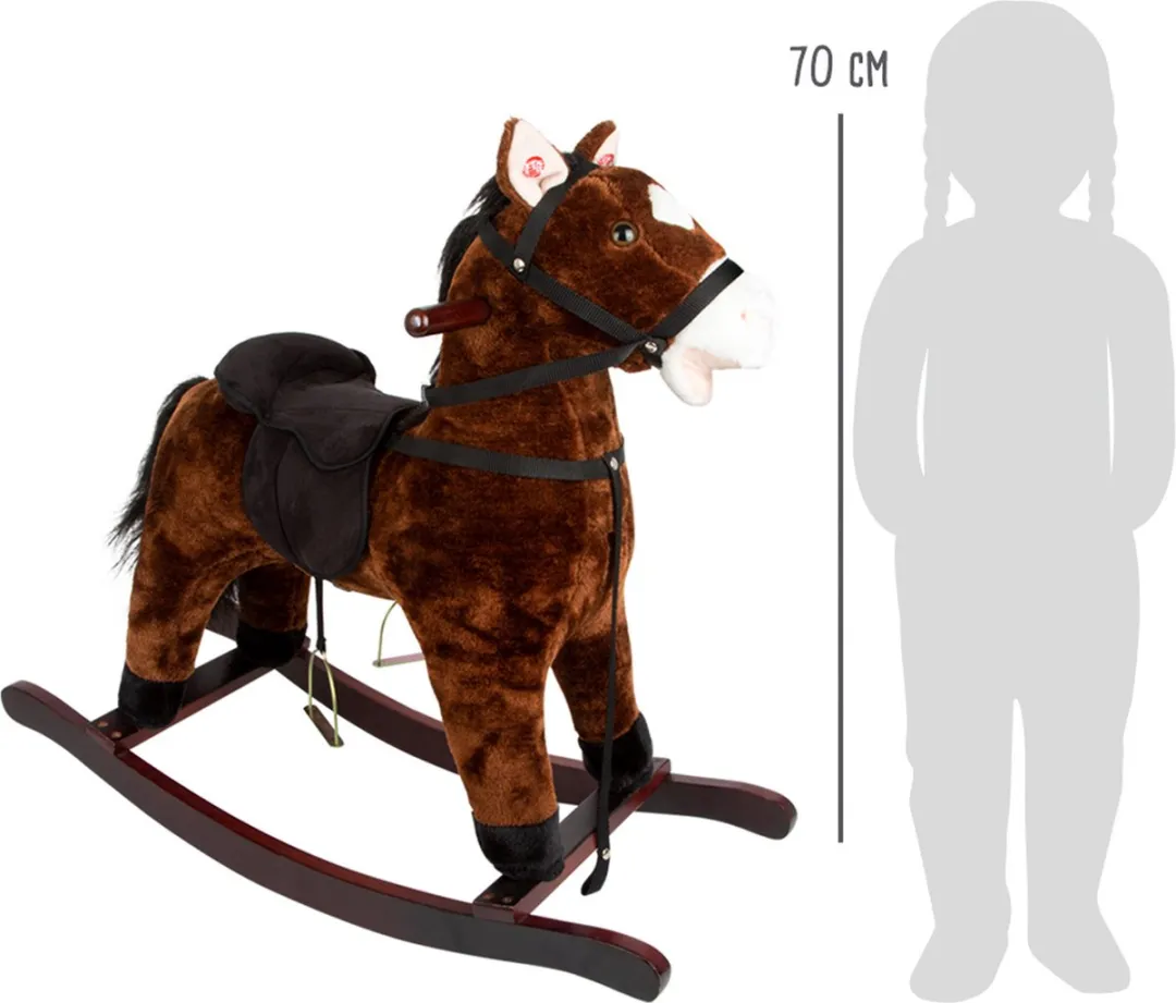 Small Foot Toffee Schommelpaard - Bruin