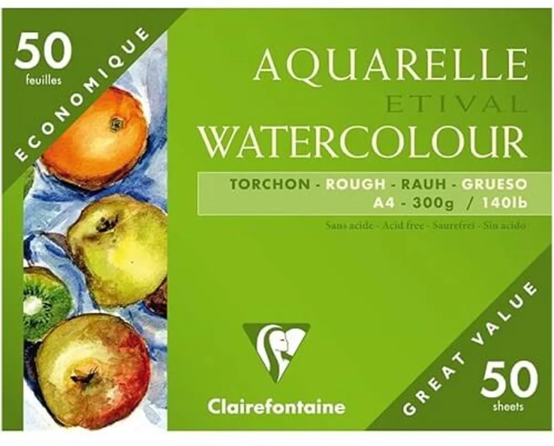 Clairefontaine Etival Grain Rough Aquarelpapier A4