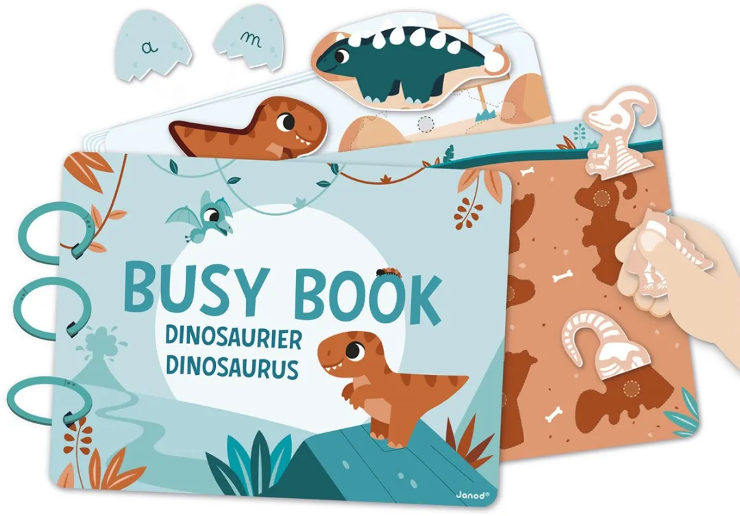 Janod Dino Bezig Boekje Nederlands/Duits