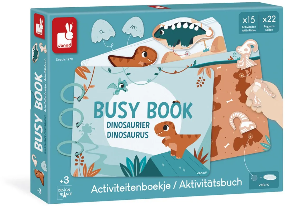 Janod Dino Bezig Boekje Nederlands/Duits