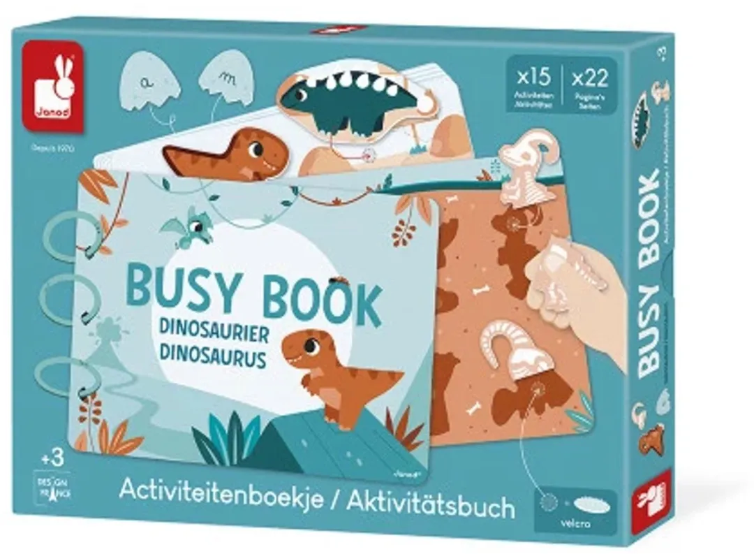 Janod Dino Bezig Boekje Nederlands/Duits