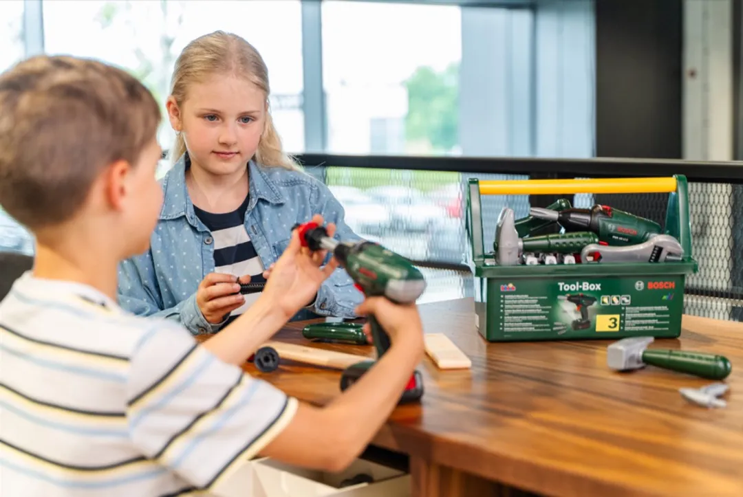 Klein Toys Bosch Mini Speelgoed Gereedschapskist - Groen/Geel - afbeelding 6 van 6