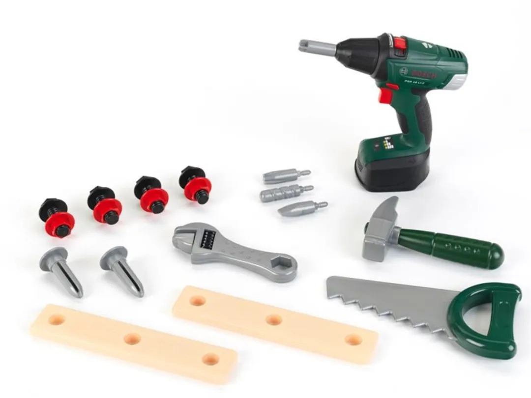 Klein Toys Bosch Mini Speelgoed Gereedschapskist - Groen/Geel