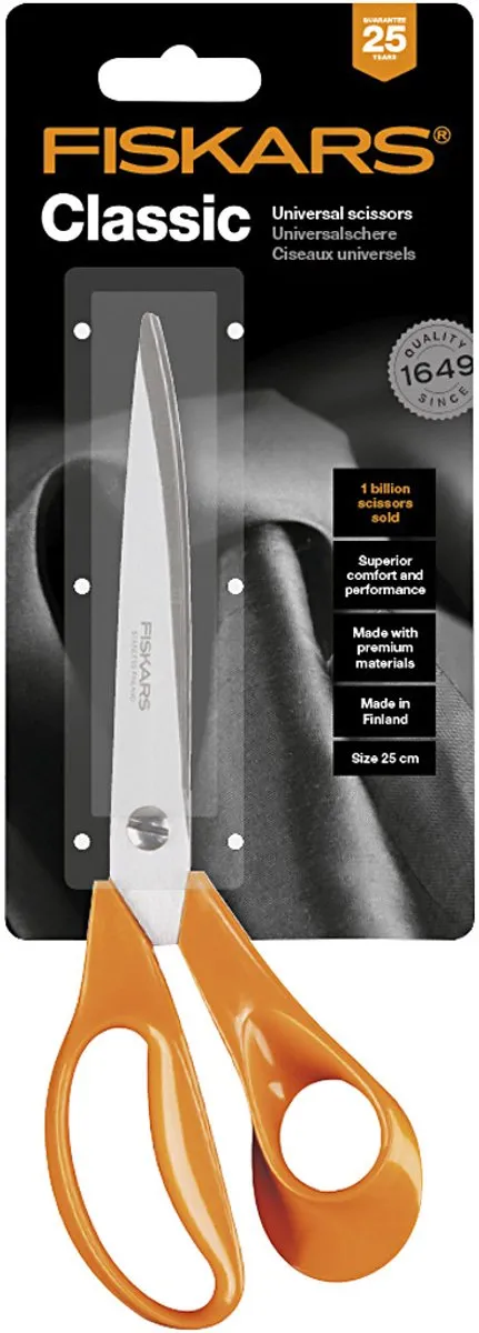 Fiskars Klassieke Stoffenschaar 25cm - Rechts - afbeelding 6 van 6
