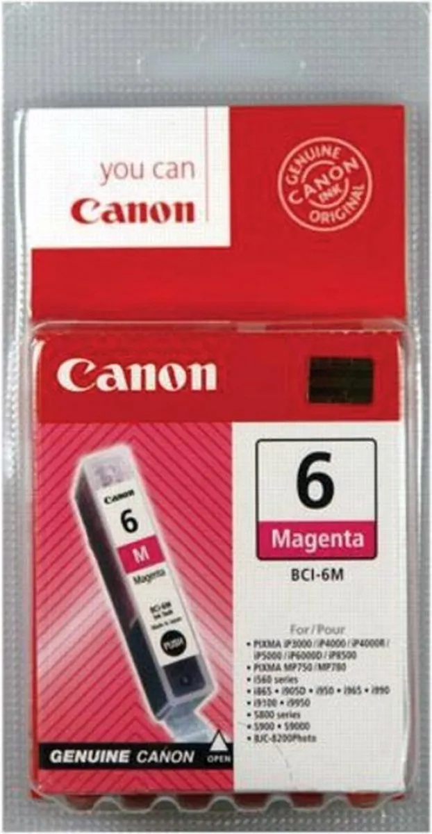 Canon BCI-6M Magenta Inktcartridge - 13ml