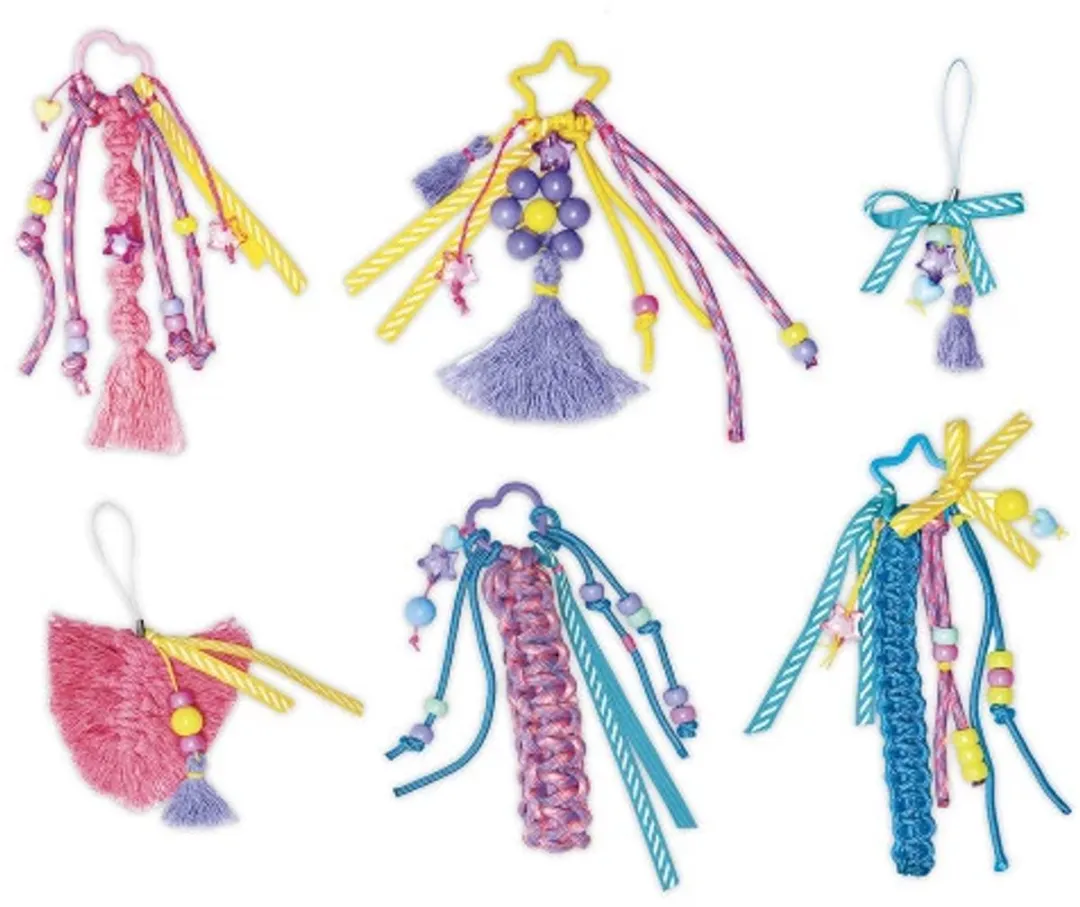 Janod Atelier Bijoux Tassen Bedeltje Maken - Multikleur - 6 Stuks