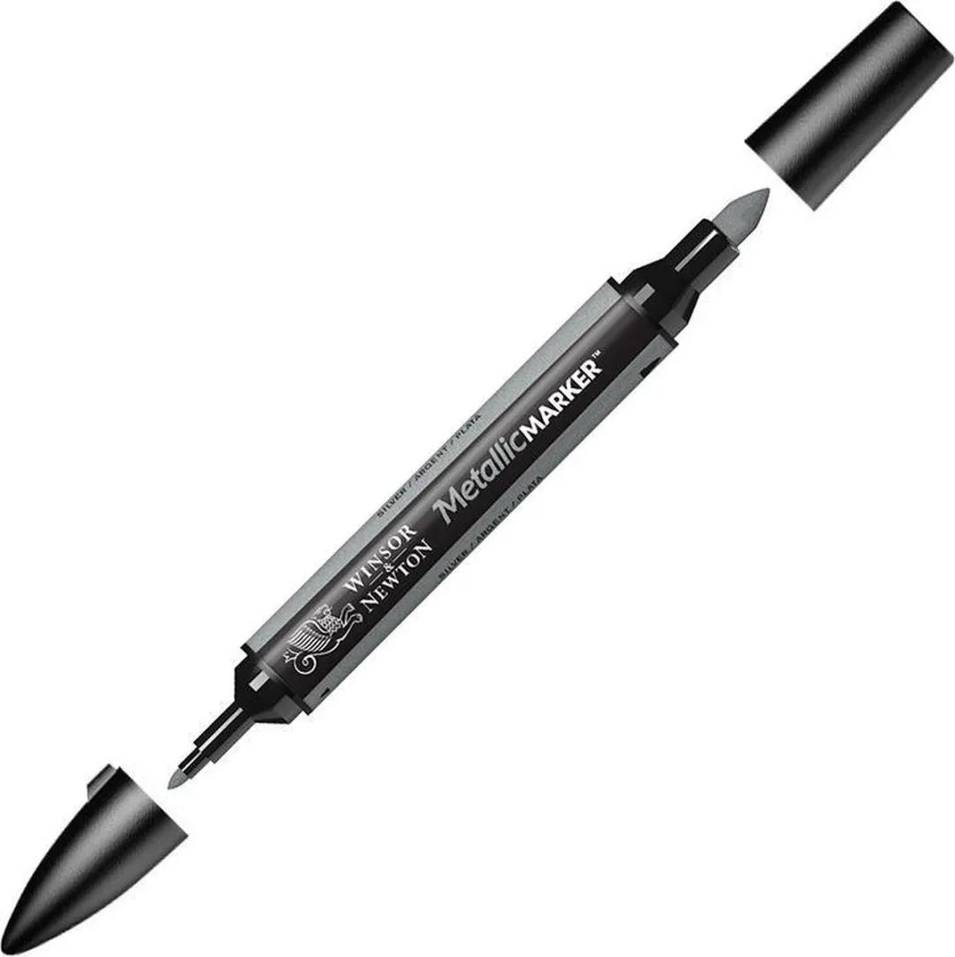 Winsor & Newton Metallic Marker Zilver