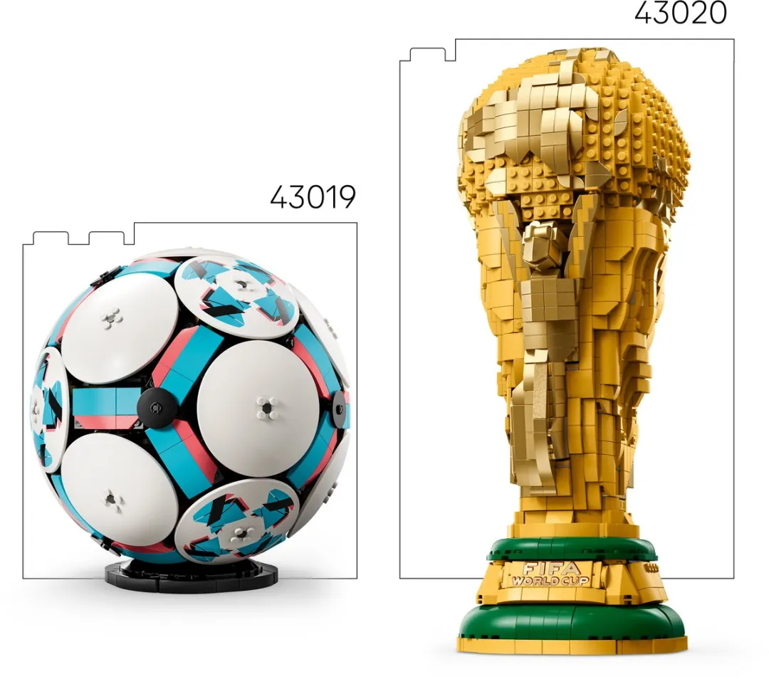 LEGO FIFA World Cup 2026 Logo Bouwpakket 298 Stukken - Meerkleurig - afbeelding 4 van 6