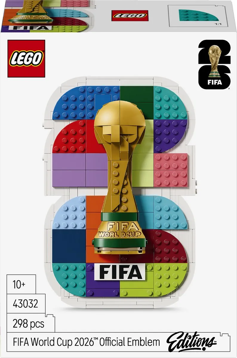 LEGO FIFA World Cup 2026 Logo Bouwpakket 298 Stukken