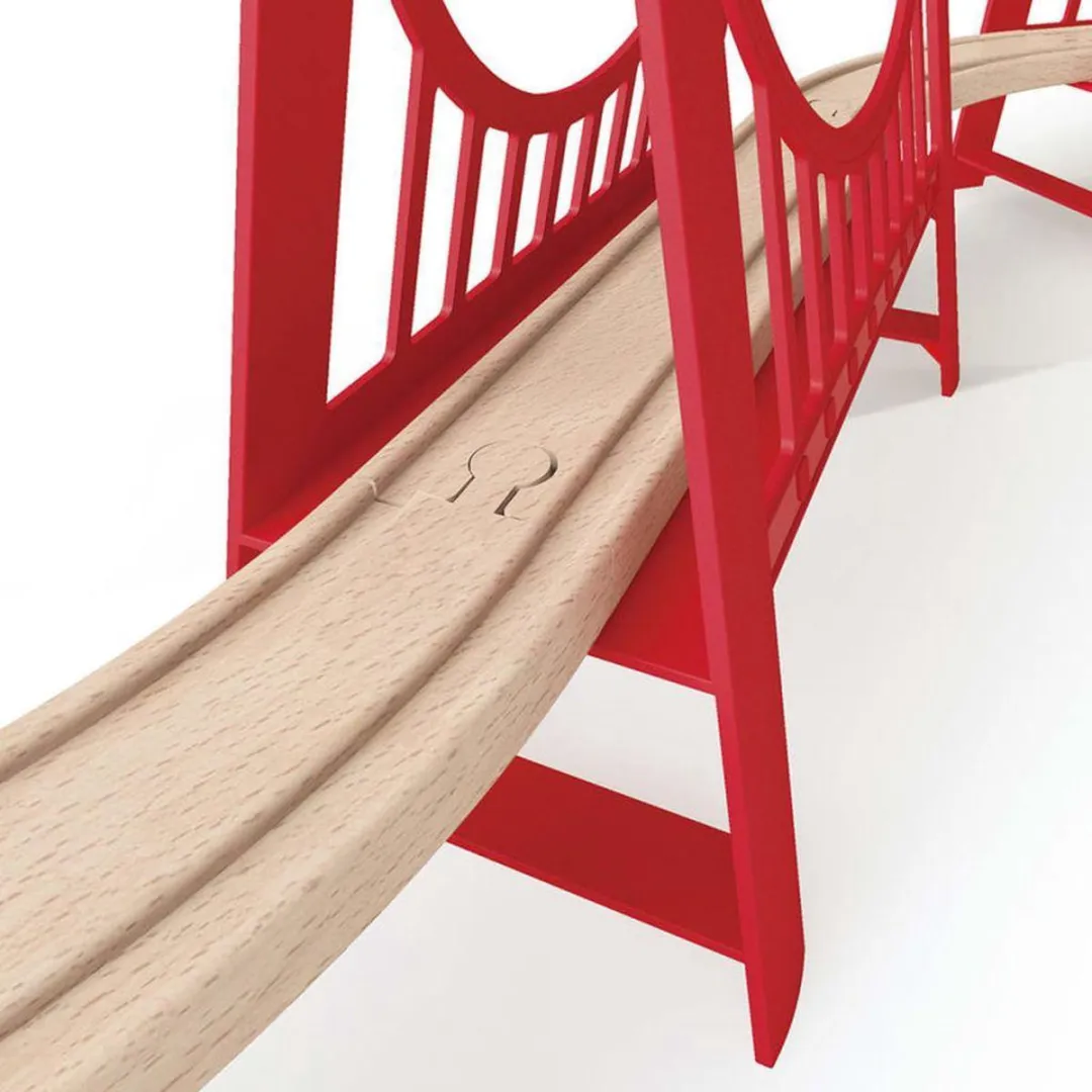 Hape Verlengde Dubbele Hangbrug 407811 - 17 Onderdelen