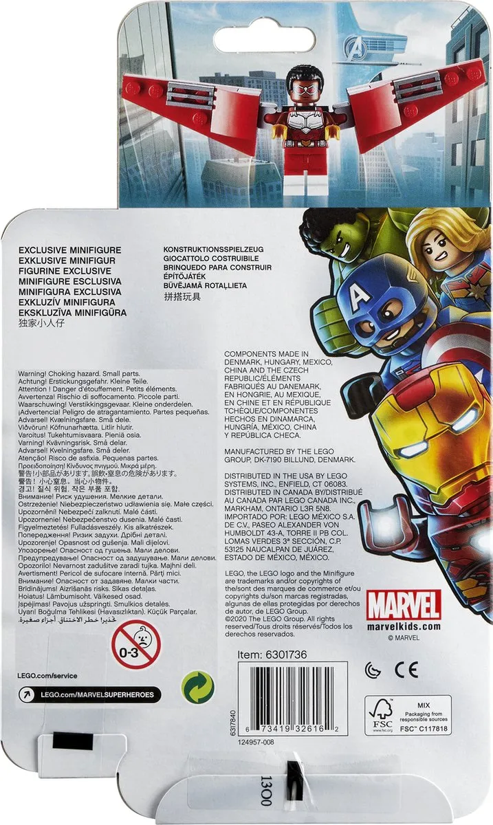 LEGO Marvel Super Heroes Falcon & Black Widow Duoteam 40418 - 4 Minifiguren
