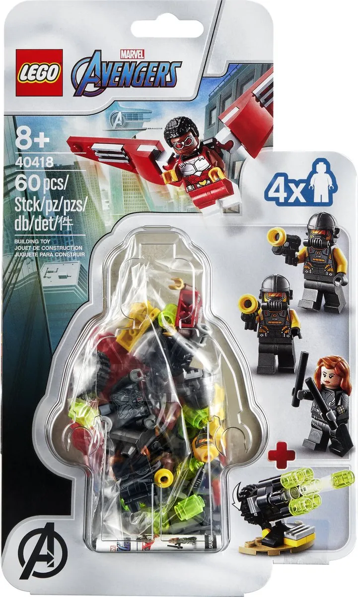 LEGO Marvel Super Heroes Falcon & Black Widow Duoteam 40418 - 4 Minifiguren