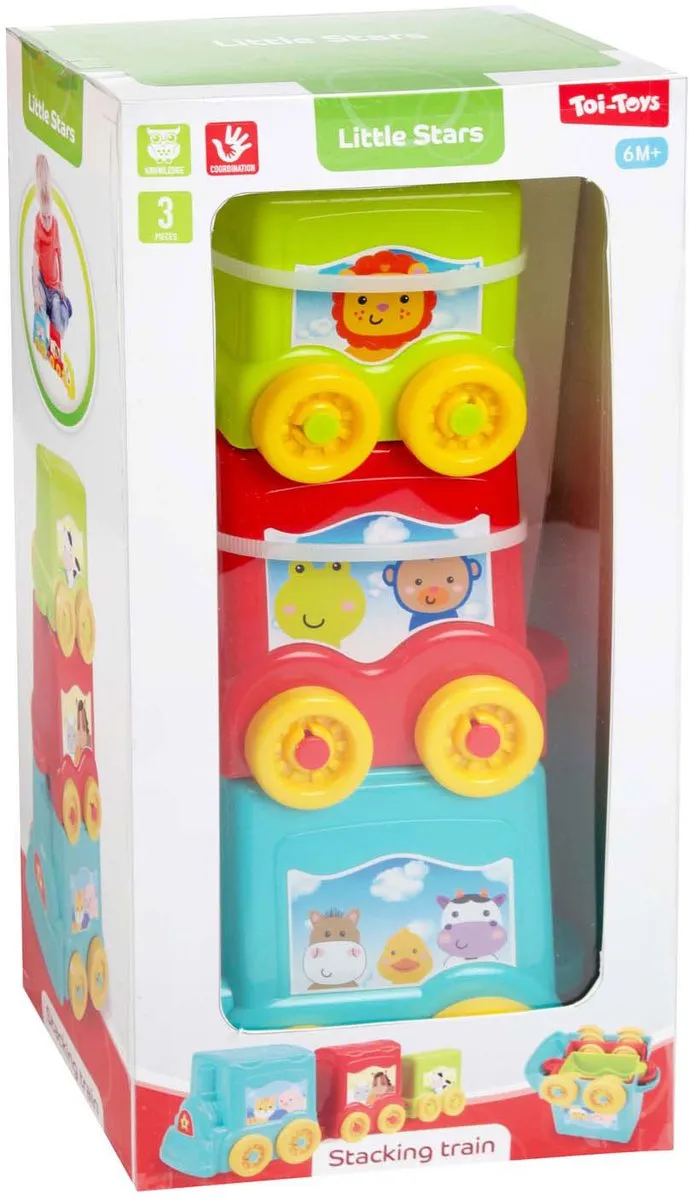 Toi-Toys Little Stars Stapeltoren Trein