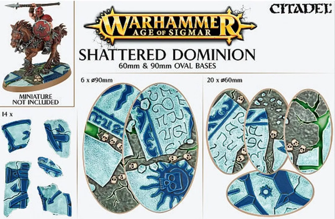 Games Workshop Age of Sigmar Shattered Dominion Bases - 40 Stuks