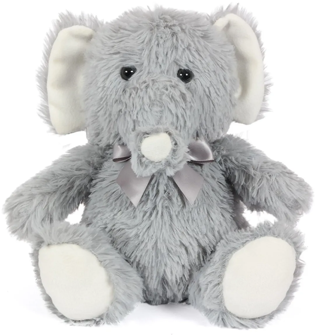 PIA Soft Toys Pluche Olifant 25cm - Grijs