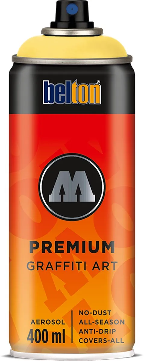 Molotow Belton Premium 400ml Spuitbus Cashmere Geel