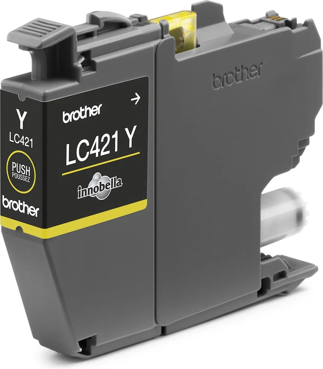 Brother LC-421Y Inktcartridge Geel - 200 pagina's