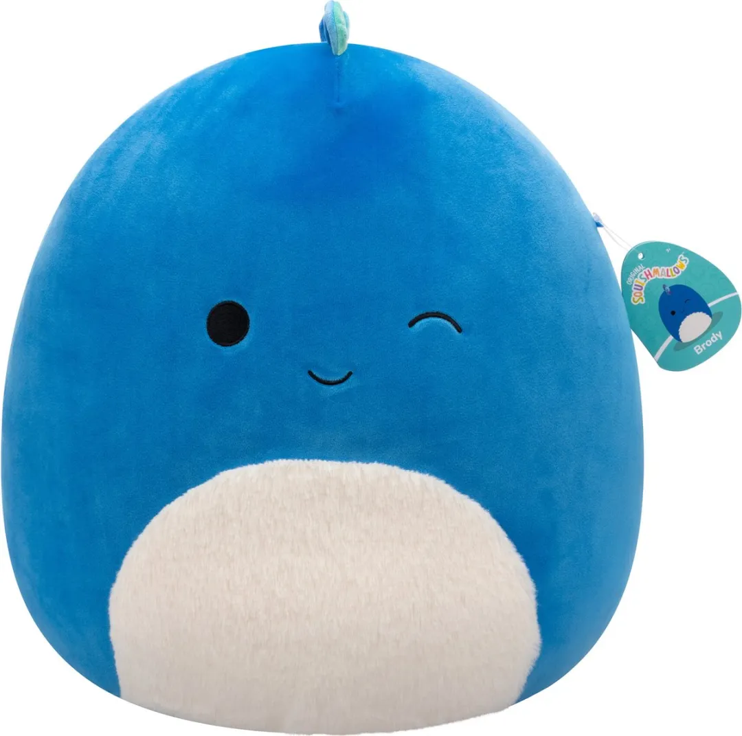 Squishmallows Brody Donkerblauwe Dino 40cm