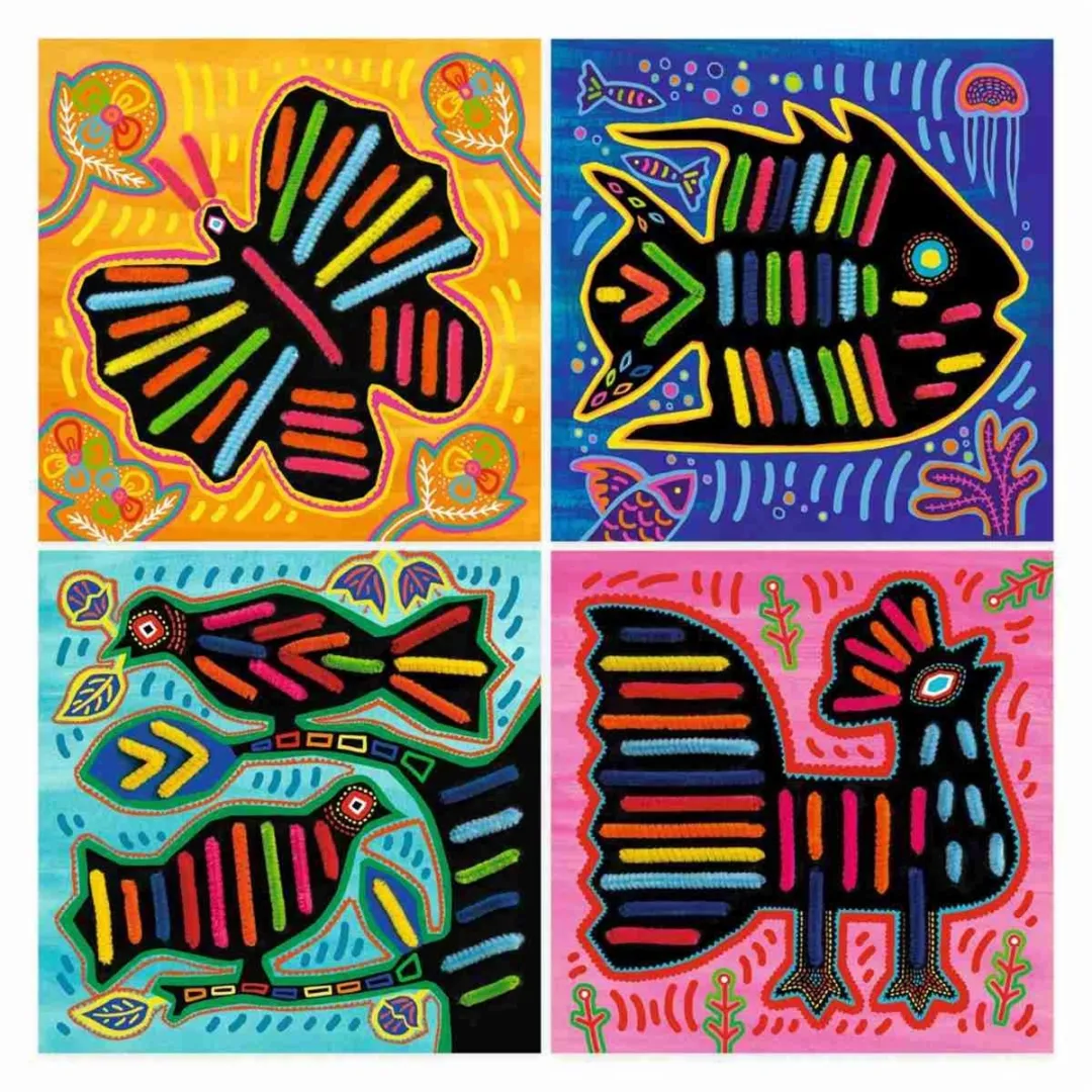 Djeco Superzacht Knutselset - Creatieve Draadkunst Multicolor - afbeelding 3 van 4