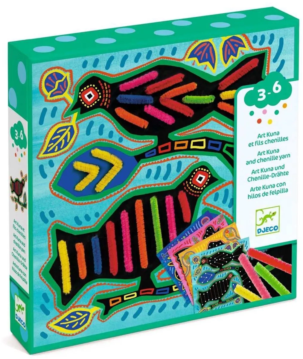 Djeco Superzacht Knutselset - Creatieve Draadkunst Multicolor - afbeelding 4 van 4