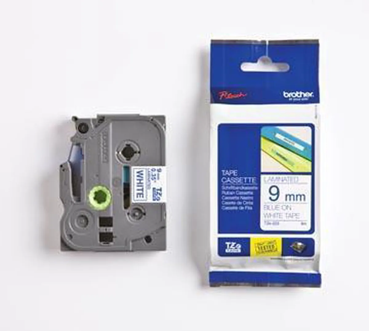 Brother TZe223 9mm Blauwe Tape - 4 Stuks