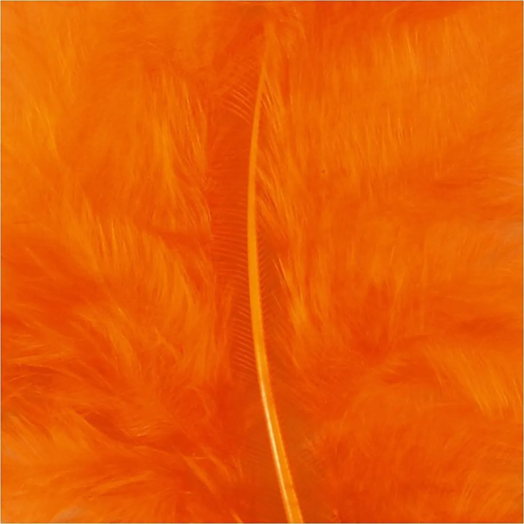 Creativ Company Kalkoenveren Oranje - 15 Stuks