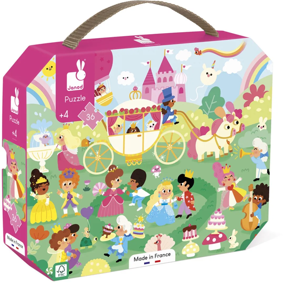 Janod Princessen Puzzel 36 Stuks